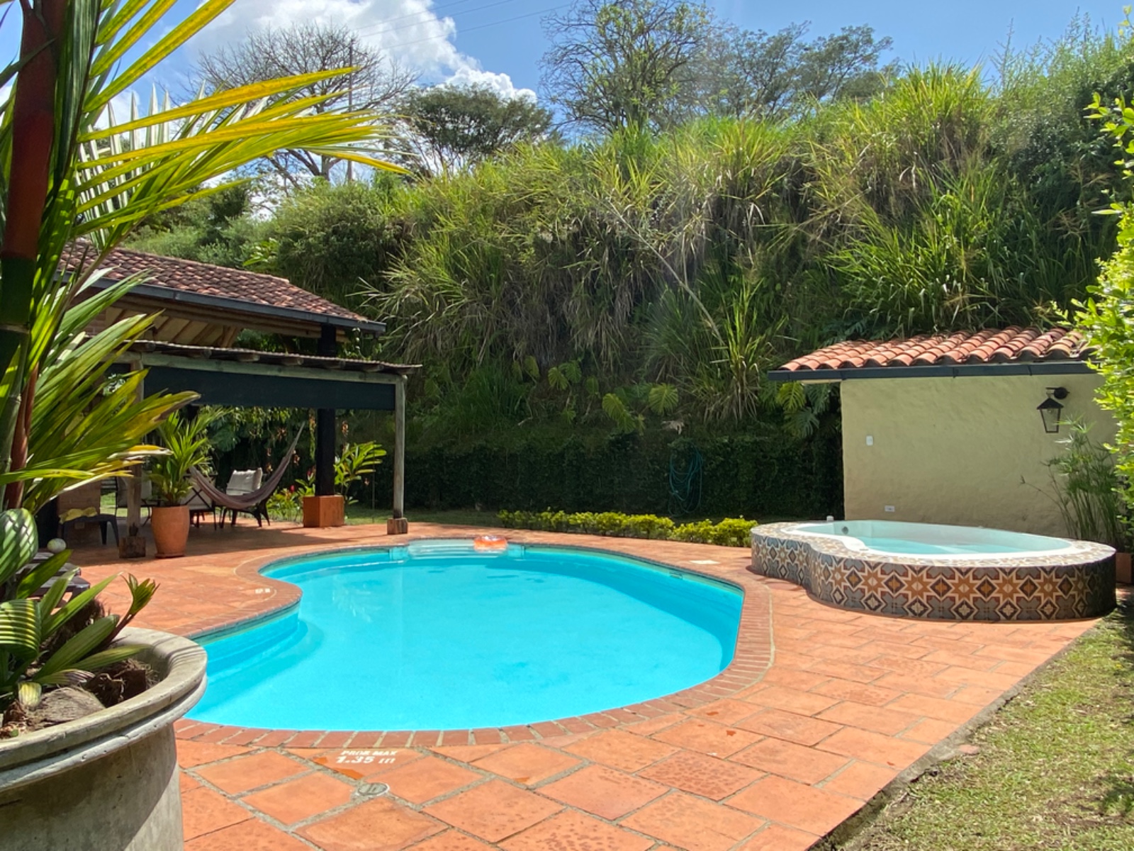 Piscina y jacuzzi
