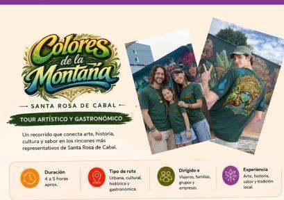 Colores de la Montana, tour artistico y gastronomico en Santa Rosa de Cabal